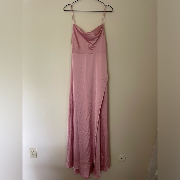 NWT Free People x Fame and Partners Rosabel Maxi Dress in Pink Size 4 - Picture 5 of 9